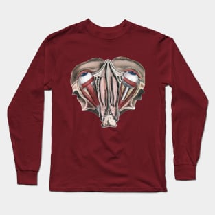 Vintage Science, Human Anatomy Eyeballs Long Sleeve T-Shirt